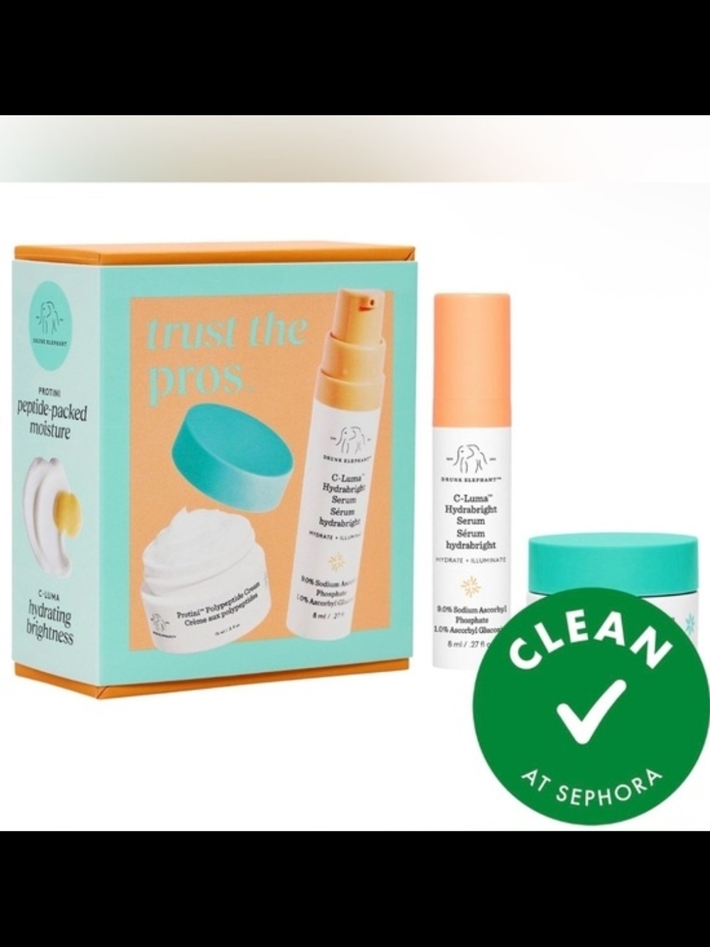Drunk Elephant C-Luma® Hydrabright Serum & Moisture Duo